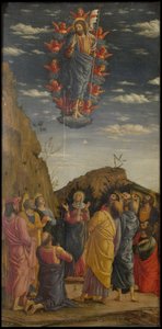 Tryptyk Wniebowstąpienia Uffizi Uffizi Tryptich, lewy panel, ok. 1463-1464 autorstwa Andrea Mantegna