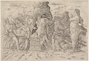 Złożenie do grobu autorstwa Andrea Mantegna