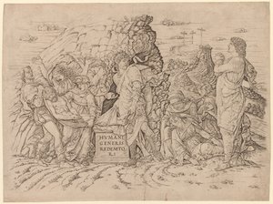 Złożenie do grobu autorstwa Andrea Mantegna