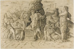Złożenie do grobu autorstwa Andrea Mantegna