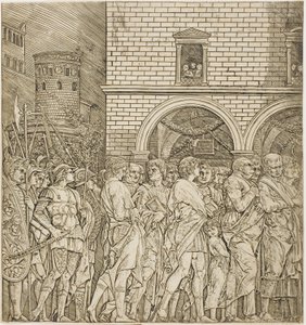 Senatorowie z Triumfu Cezara autorstwa Andrea Mantegna