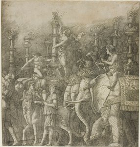 Triumf Juliusza Cezara autorstwa Andrea Mantegna