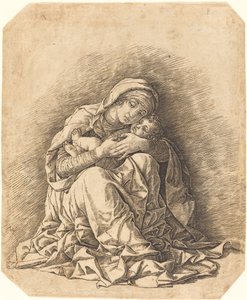 Dziewica i Dziecko autorstwa Andrea Mantegna