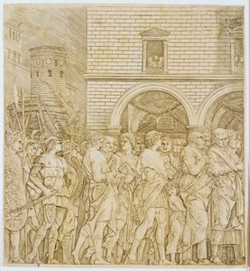 Triumf senatorów autorstwa Andrea Mantegna
