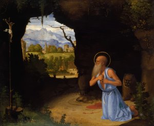 Święty Jerome autorstwa Andrea Previtali
