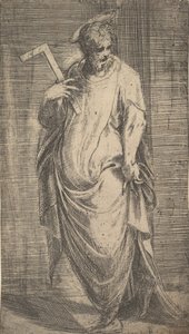 Św. Jakub Mniejszy od Chrystusa i Apostołów, ca. 1548-50.