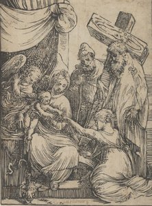 Ślub św. Katarzyny, 1550-60.
