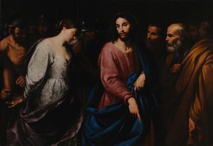 Chrystus i kobieta przyłapana na cudzołóstwie, ok. 1630.