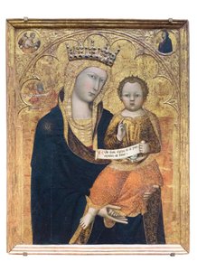 Madonna z Dzieciątkiem i św Łukasz Ewangelista