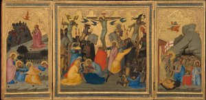 Sceny z męki Chrystusa: Agonia w ogrodzie, Ukrzyżowanie..., 1380s.