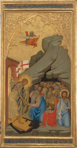 Zstąpienie do otchłani, ok. 1380 (tempera jajowa i złote liście na płycie drewnopodobnej)