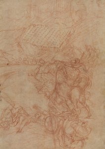 Bitwa pod Spoleto autorstwa Andrea Vicentino after Titian