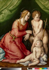 Madonna z Dzieciątkiem i św. Janem autorstwa Andrea del (workshop of) Sarto