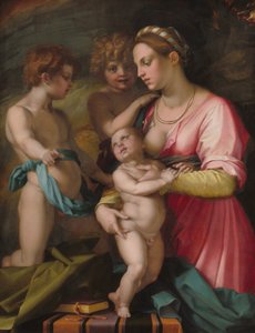 Dobroczynność, przed 1530 r. autorstwa Andrea del Sarto