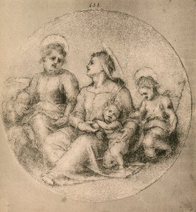 Święta Rodzina z Dzieciątkiem św. Jana autorstwa Andrea del Sarto