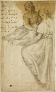Święta Anna i stojąca kobieta z Salver autorstwa Andrea del Sarto