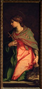 Św. Małgorzata z Antiochii, Ołtarz Św. Agnieszki (Malarstwo, 1525-1528) autorstwa Andrea del Sarto