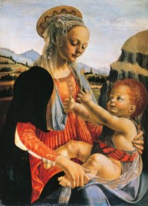 Madonna z Dzieciątkiem, ok. 1470, Andrea del Verrocchio (1437-1488), Olej na desce, 75,5x54,8 cm