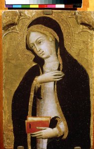 „Dziewica Zwiastowania” (Zwiastowanie Dziewicy) Tempera na drewnie autorstwa Andrea di Bartolo (1389-1428) ok. 1410 Muzeum Puszkina, Moskwa autorstwa Andrea di Bartolo