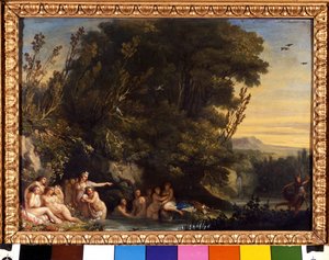 Diane i Acteon. Obraz Andrei Appiani (1754-1817) Mediolan autorstwa Andrea the Elder Appiani