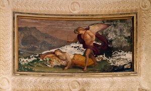 Fresk Andrei Appiani (1754-1817), Villa Reale, Monza, Włochy autorstwa Andrea the Elder Appiani