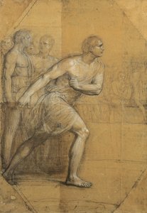 Rzucacz dyskiem, Andrea Appiani, rysunek autorstwa Andrea the Elder Appiani