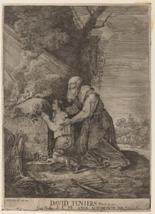Ofiara Izaaka autorstwa Andreas Altomonte, after David Teniers the Younger