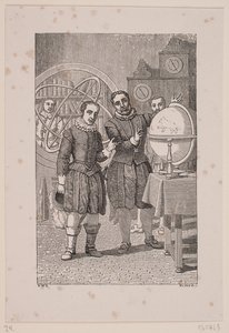 Christian IV odwiedza Tycho Brahe
