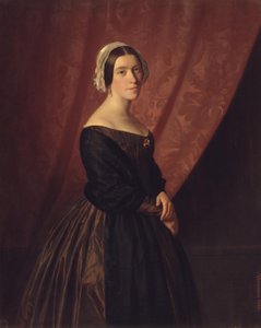 Thora Hunæus, z domu Garbrecht, żona artysty autorstwa Andreas Herman Hunæus