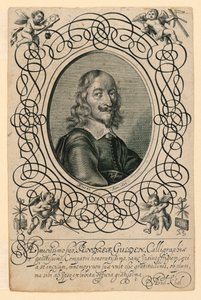 Portret kaligrafa Andreasa Gulden autorstwa Andreas Kohl