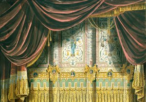Szkic do kurtyny dla Teatru Michała w Petersburgu, 1852