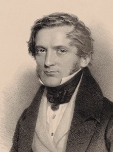 Portret kompozytora Franza Lachnera 1803-1890 , 1830. autorstwa Andreas Staub