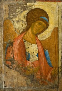Archanioł Michał. Z podbródka Deisusa (Wiersz) (Zvenigorodsky)