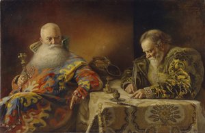Napisano edykt, 1890 autorstwa Andrei Andreevich Karelin