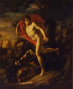 Bohaterski czyn młodzieńca w Kijowie w roku 968, 1810 autorstwa Andrei Ivanovich Ivanov