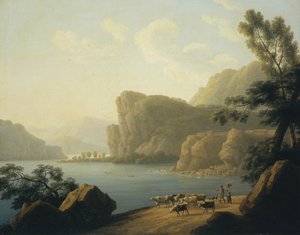 Widok rzeki Selenga na Syberii, 1817