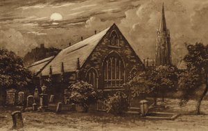 Edynburg: Greyfriars Church (lito)