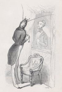 Bardzo dobrze postawiony owad i piękna tancerka ze Scen prywatnych i publicznych..., ca. 1837-47.