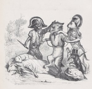 Autorem tego ataku jest delikatny mały wilk ze Scen z szeregowca an..., ca. 1837-47.