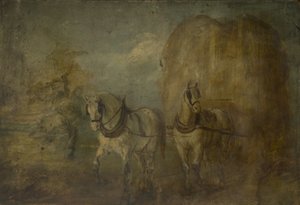 Wózek z sianem autorstwa Andrew Carrick Gow