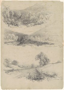 Clove Road, Catskills; Przez Goździk — Catskills; i W drodze do nawiasów [recto]