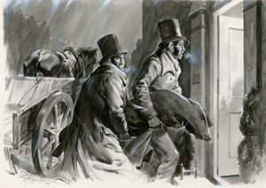 Burke and Hare Grave Robbers and Murderers (gwasz na papierze) autorstwa Andrew Howat