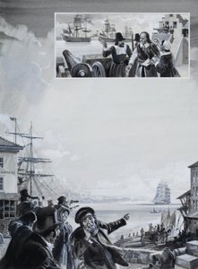 Scena w porcie autorstwa Andrew Howat