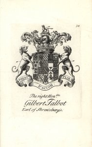 Herb i herb prawego szanownego Gilberta Talbot autorstwa Andrew Johnston
