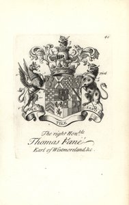 Herb i herb prawego szanownego Thomasa Fane, 8. hrabia Westmoreland