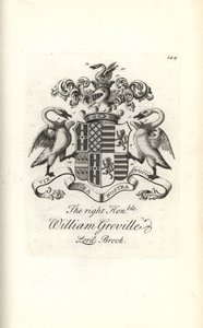 Herb i herb prawego szanownego Williama Greville, 7. Baron Brooke autorstwa Andrew Johnston
