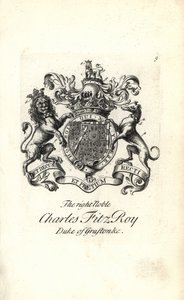 Herb i herb prawego szlachcica Karola FitzRoya, 2. księcia Grafton autorstwa Andrew Johnston