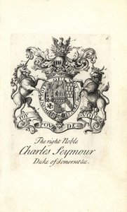 Herb i herb prawego szlachcica Charles Seymour, 6. książę Somerset autorstwa Andrew Johnston