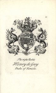 Herb i herb prawego szlachcica Henry de Gray autorstwa Andrew Johnston
