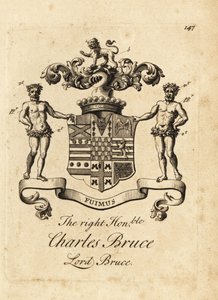 Herb prawego honoru Charles Bruce, Lord Bruce, 3. hrabia Ailesbury, 4. hrabia Elgin